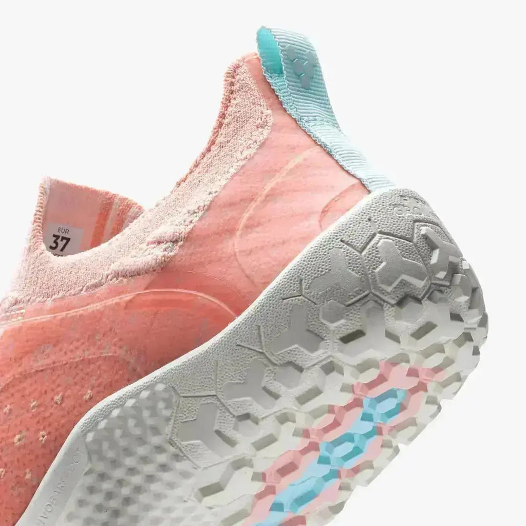 VIVOBAREFOOT - Primus Trail Knit FG Peach Melba - Deportivas minimalistas para trail/entrenamiento/uso diario