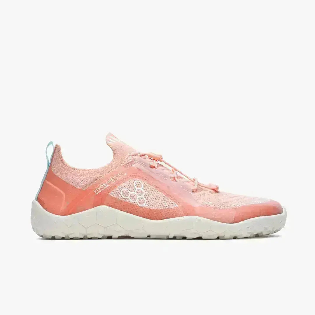 VIVOBAREFOOT - Primus Trail Knit FG Peach Melba - Chaussures minimalistes pour trail/entraînement/usage quotidien