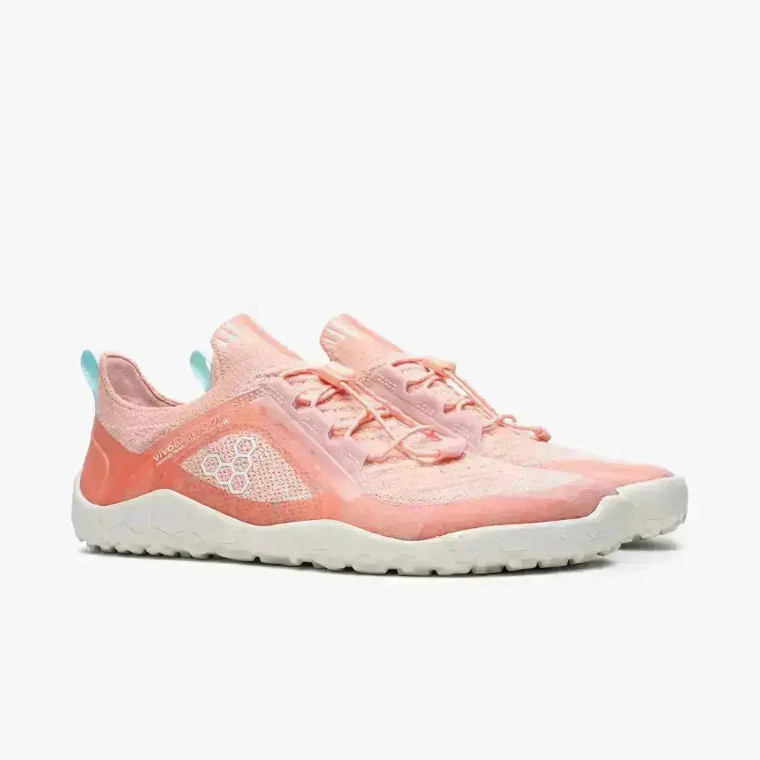 VIVOBAREFOOT - Primus Trail Knit FG Peach Melba - Chaussures minimalistes pour trail/entraînement/usage quotidien