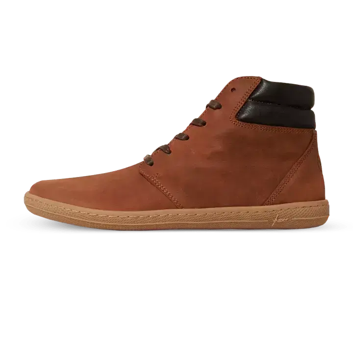 Vasky - Terry High Brown - Botines barefoot otoñales