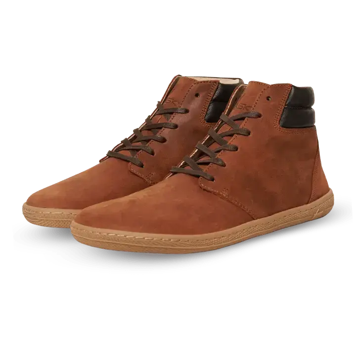 Vasky - Terry High Brown - Botines barefoot otoñales