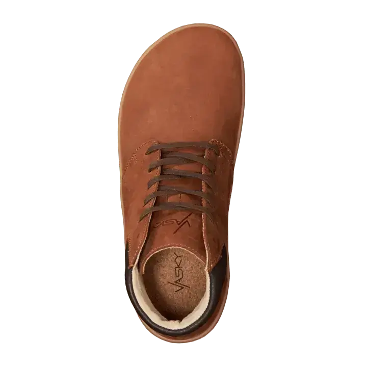 Vasky - Terry High Brown - Bottines barefoot d'automne