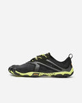 Vibram FiveFingers - V-Run Noir/Jaune - Chaussures Barefoot d'entraînement pour Homme