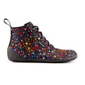 Saltic Vintero Galaxy - Botines barefoot otoñales con membrana térmica en estampado multicolor