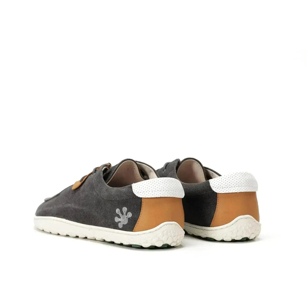 WAALS - Atacama Anthracite - Náuticos "wallabee" barefoot unisex