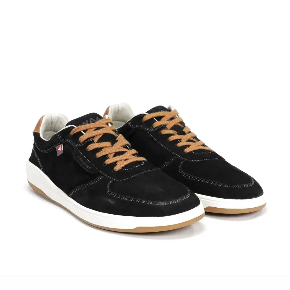 WAALS - Tromso Antracita - Deportiva barefoot térmica con Primaloft