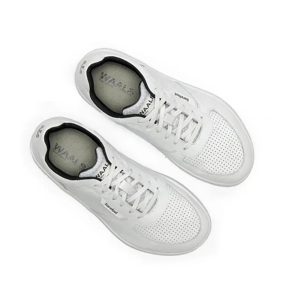 WAALS - Tromso Leather White - Zapatillas barefoot