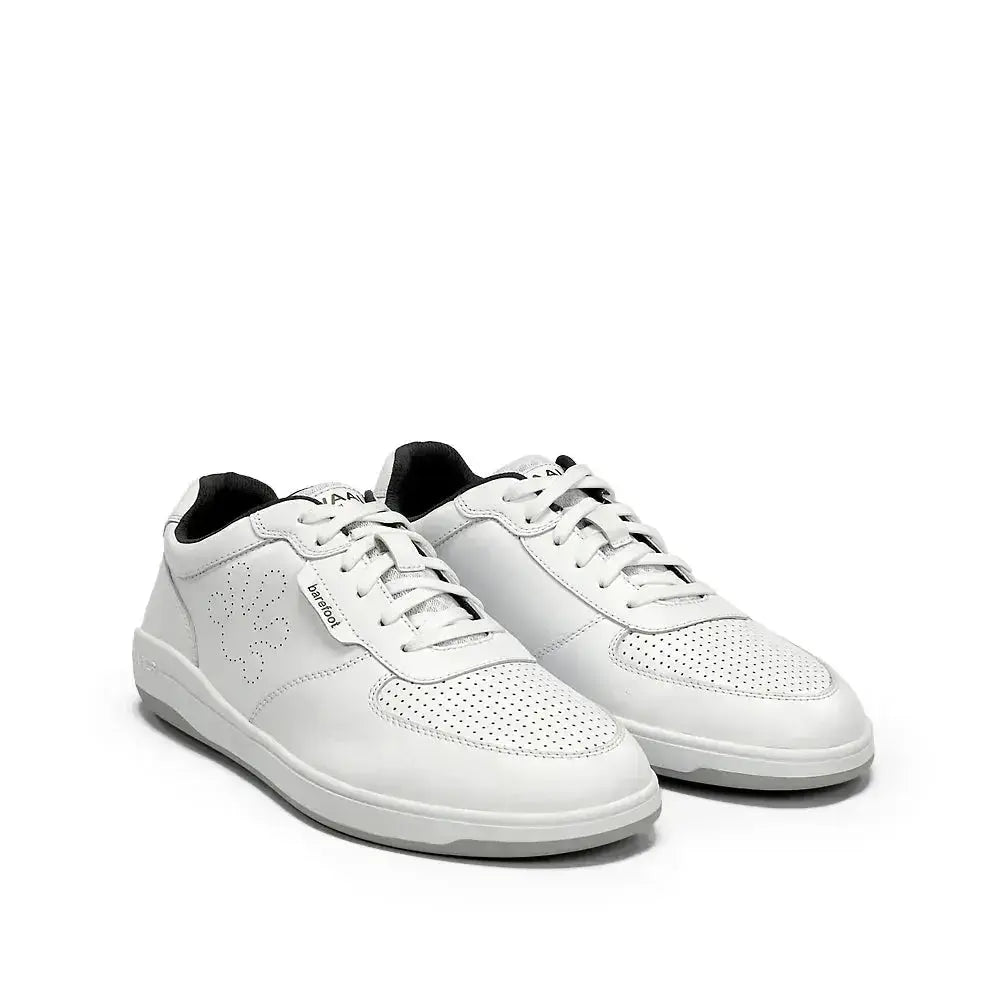 "WAALS - Tromso Cuir Blanc - Chaussures barefoot"