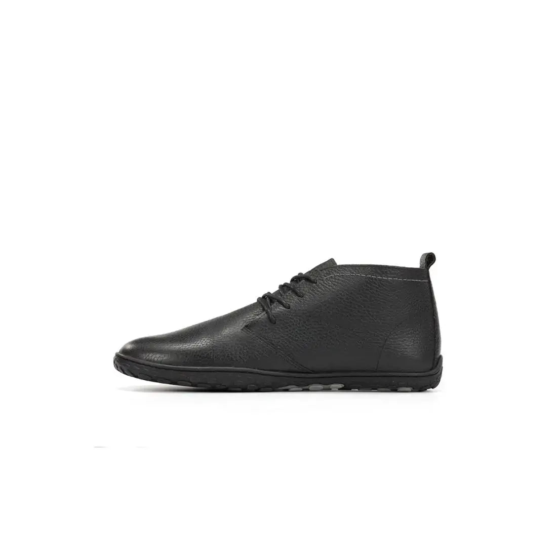 WAALS - Vantaa Negro - Botines barefoot de piel artesana