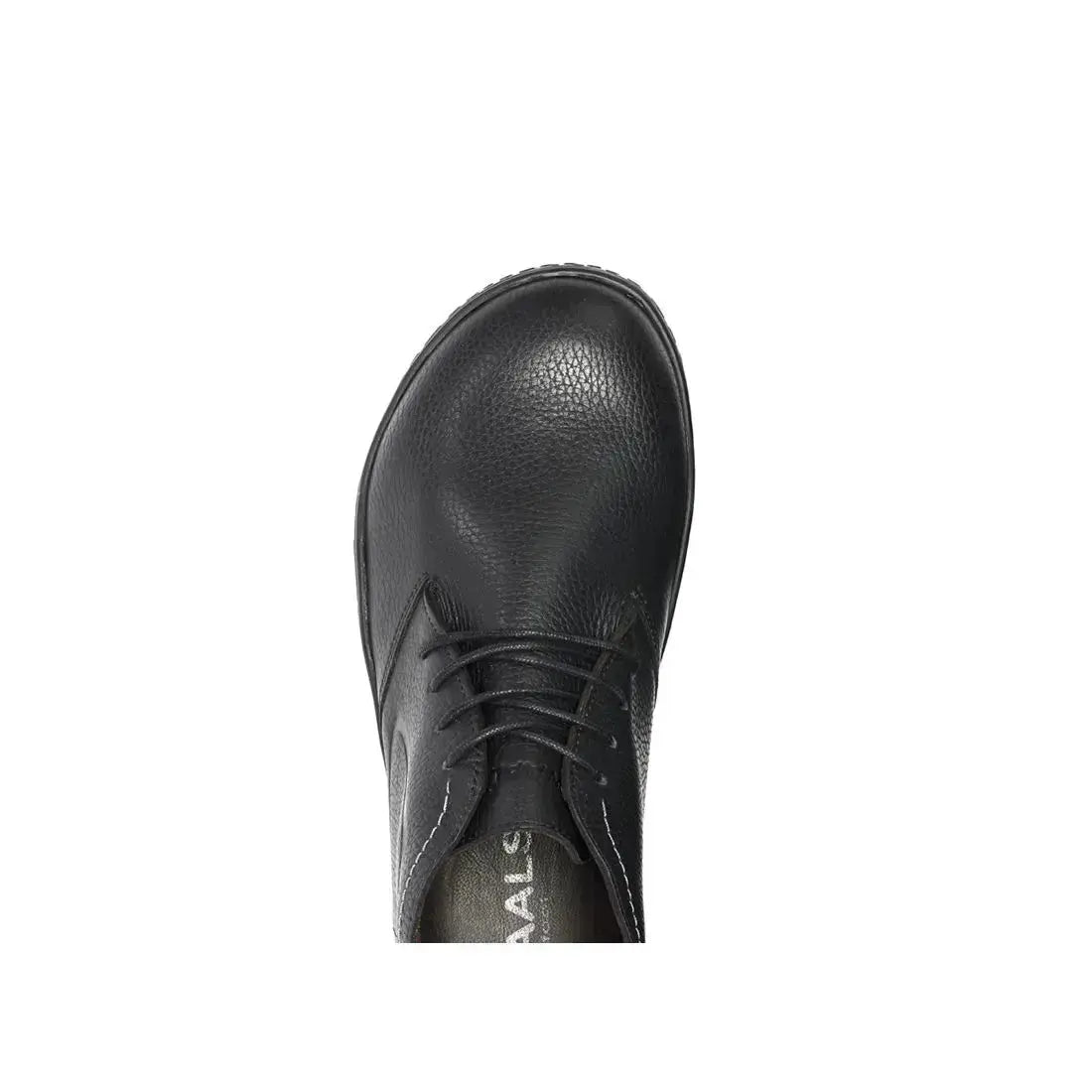 WAALS - Vantaa Noir - Bottines barefoot en cuir artisanal