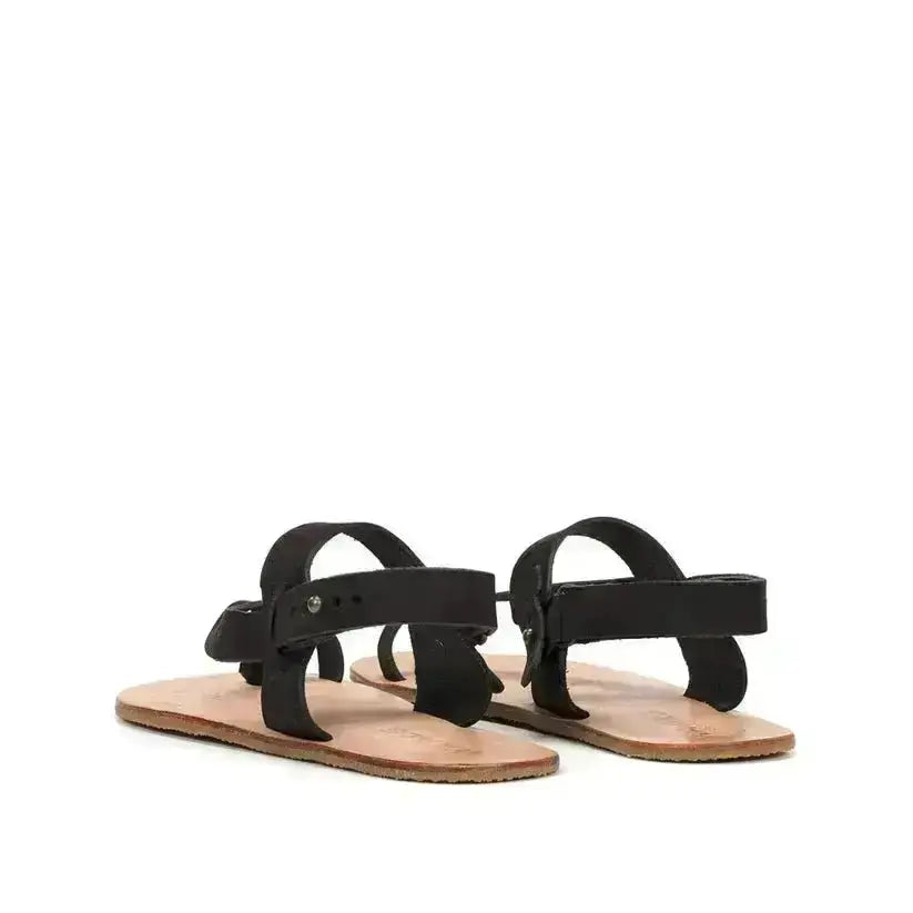 WAALS – Masai II Black - Sandalias barefoot negras para hombre