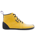 Saltic Vintero Mustard - Botines barefoot otoñales con membrana térmica amarillos