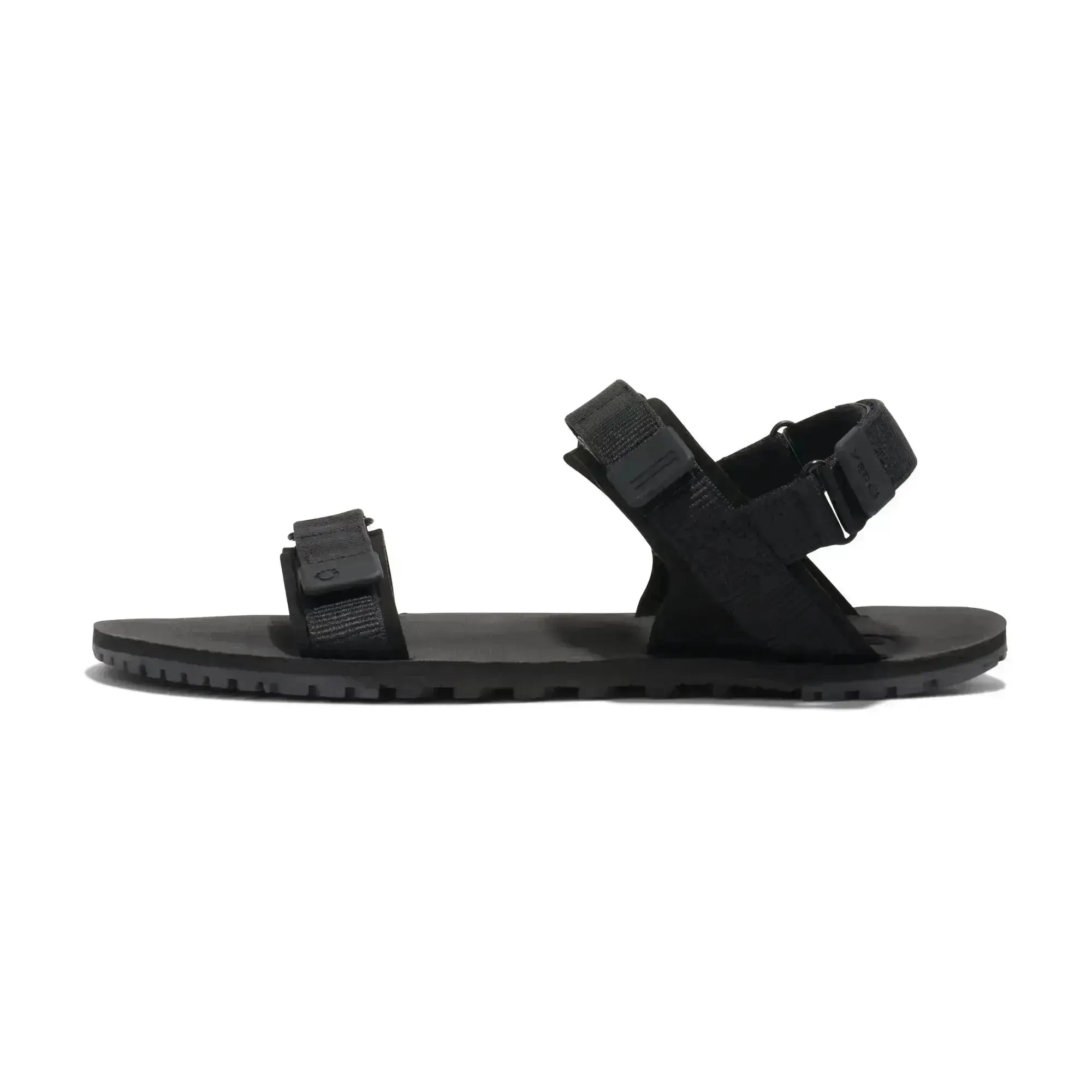 Xero Shoes - D-Trail - Women Black / Asphalt - Sandalias de trail barefoot negras para mujer