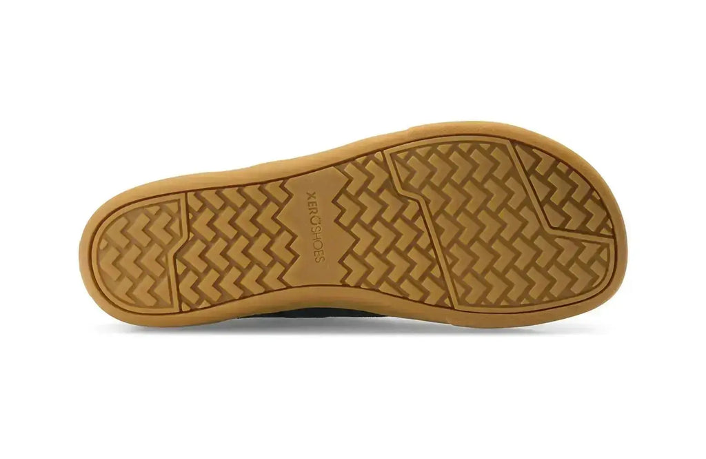 Xero Shoes - Dillon Canvas - Women Black / Gum - Lonetas de cordones barefoot negras para mujer