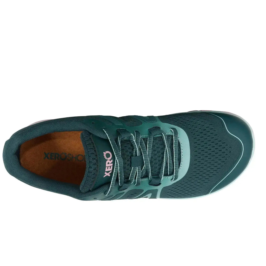 Xero Shoes - HFS II Sea Moss/Pink-a-Boo Women - Zapatillas barefoot para running verdes para mujer
