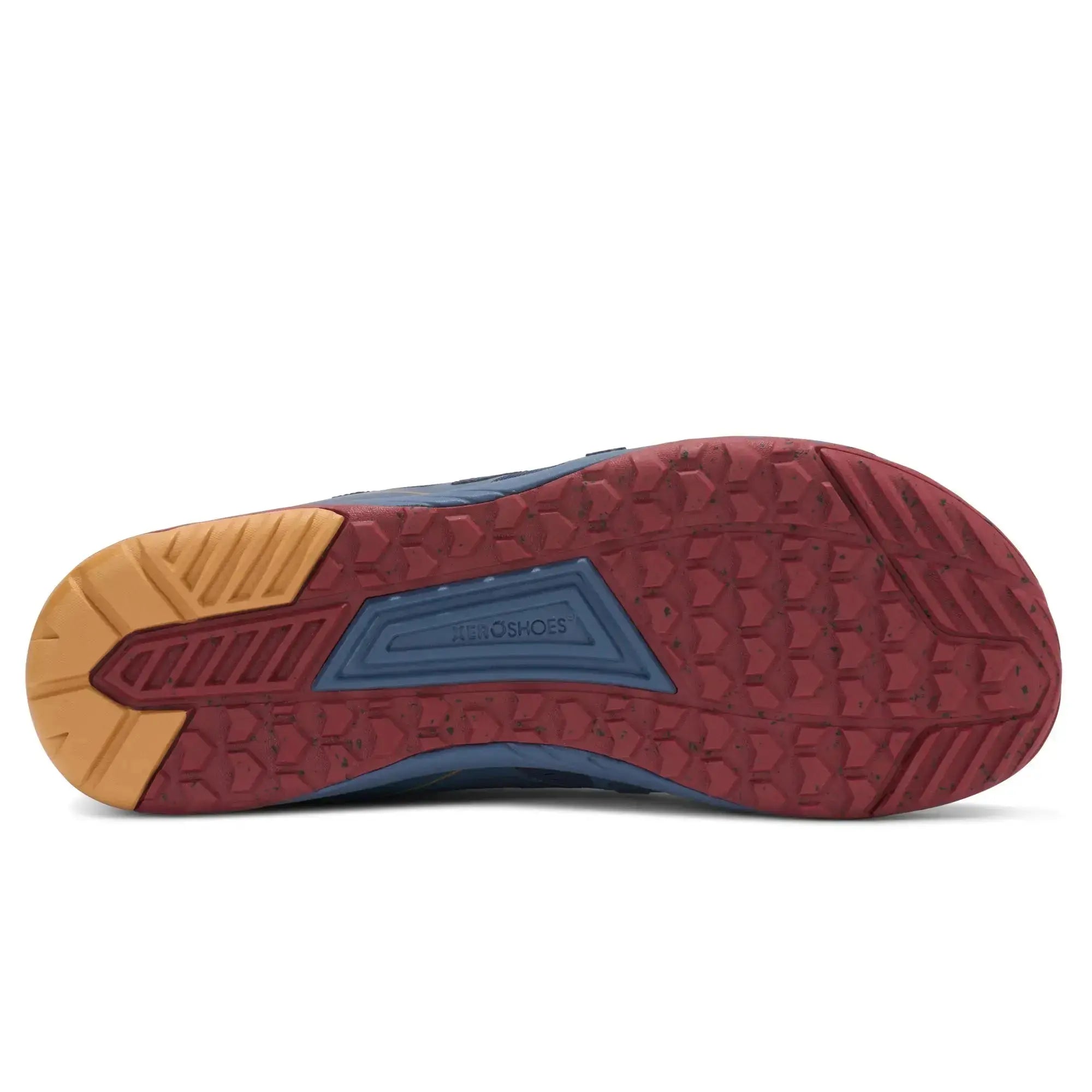 Xero Shoes - HFS II Indigo Vintage/Ocre Rouge Homme - Chaussures barefoot pour le running