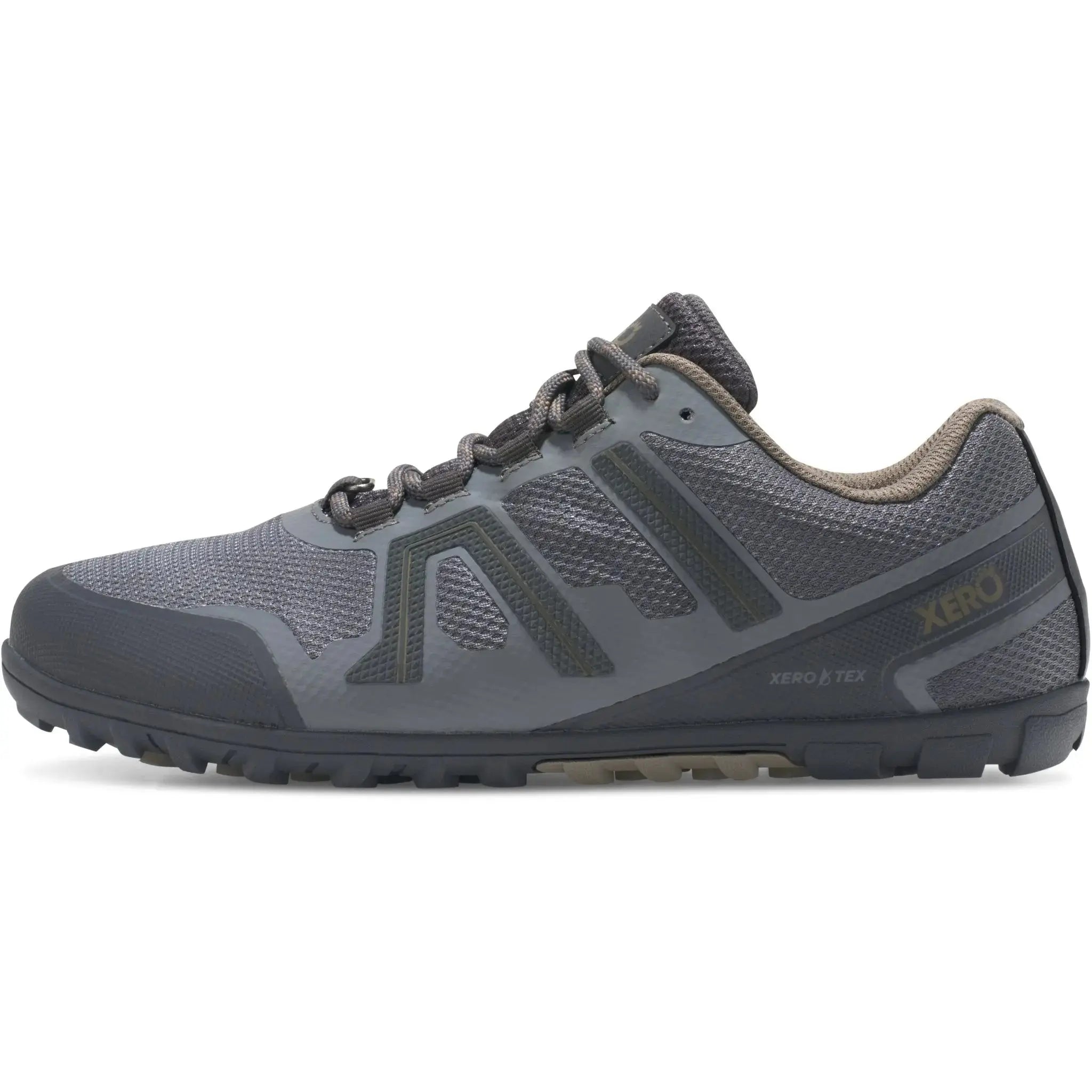 Xero Shoes - Mesa Trail WP - Men steel-gray-asphalt - Deportivas Barefoot para Trail grises para hombre