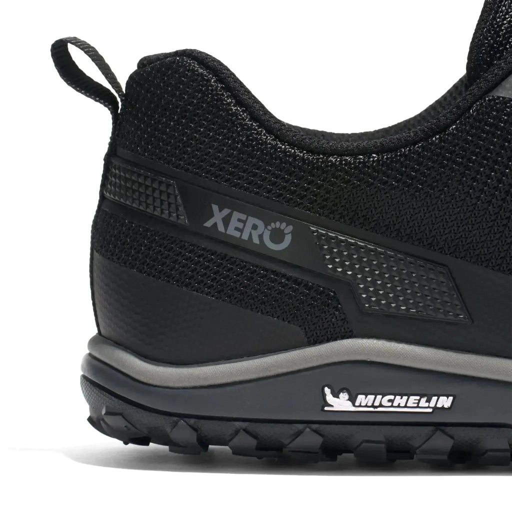 Xero Shoes - Scrambler Low EV - Men Black / Steel Gray - Zapatillas barefoot de Trail para alto rendimiento negras para hombre