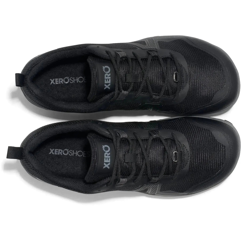 Xero Shoes - Scrambler Low EV - Men Black / Steel Gray - Zapatillas barefoot de Trail para alto rendimiento negras para hombre