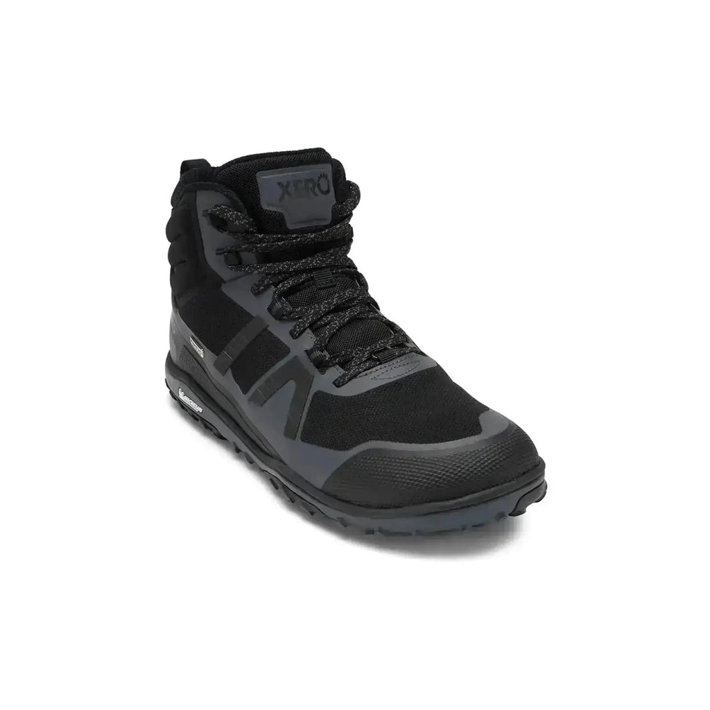 Xero Shoes - Scrambler Mid II WP - Men black-asphalt - Bota de Trekking Barefoot Impermeable y Ultraligera