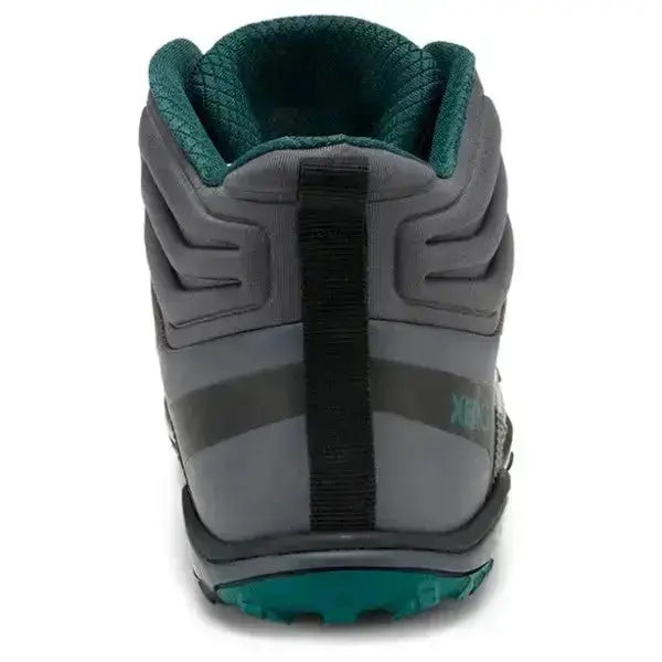 Xero Shoes - Scrambler Mid II WP - Women asphalt-sea-moss - Bota de Trekking Barefoot Impermeable y Ultraligera grises para mujer