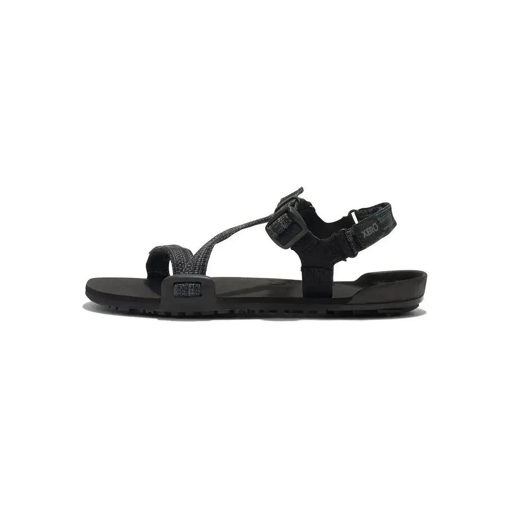 Xero Shoes - Z-Trail - Big Kids black-multi-black - Sandalias Barefoot para Trail, Hiking y Recuperación negras para niños