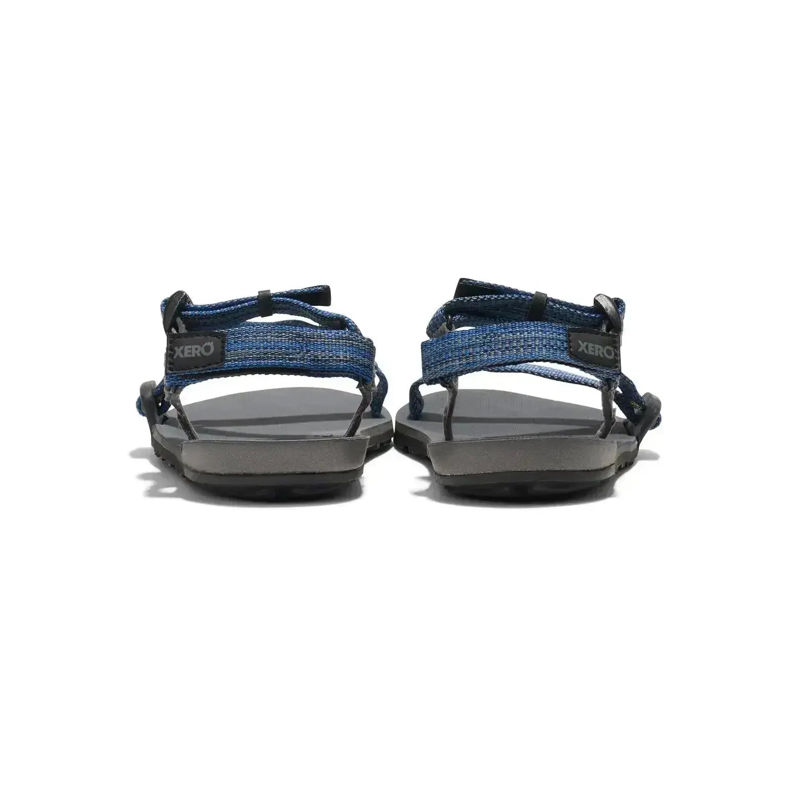 Xero Shoes - Z-Trail - Big Kids charcoal-multi-blue - Sandalias Barefoot para Trail, Hiking y Recuperación azules para niños