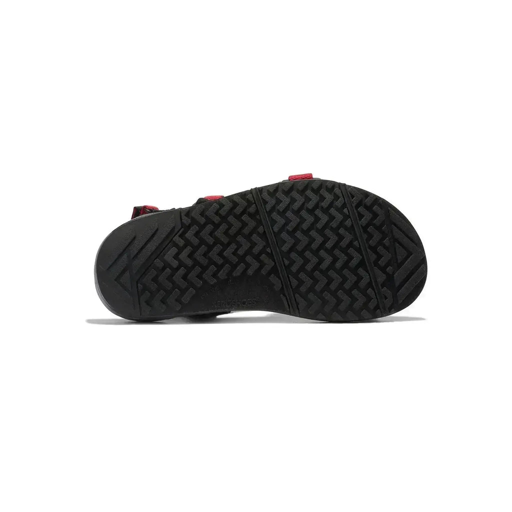 Xero Shoes - Z-Trail - Big Kids charcoal-red-pepper - Sandalias Barefoot para Trail, Hiking y Recuperación rojas para niños