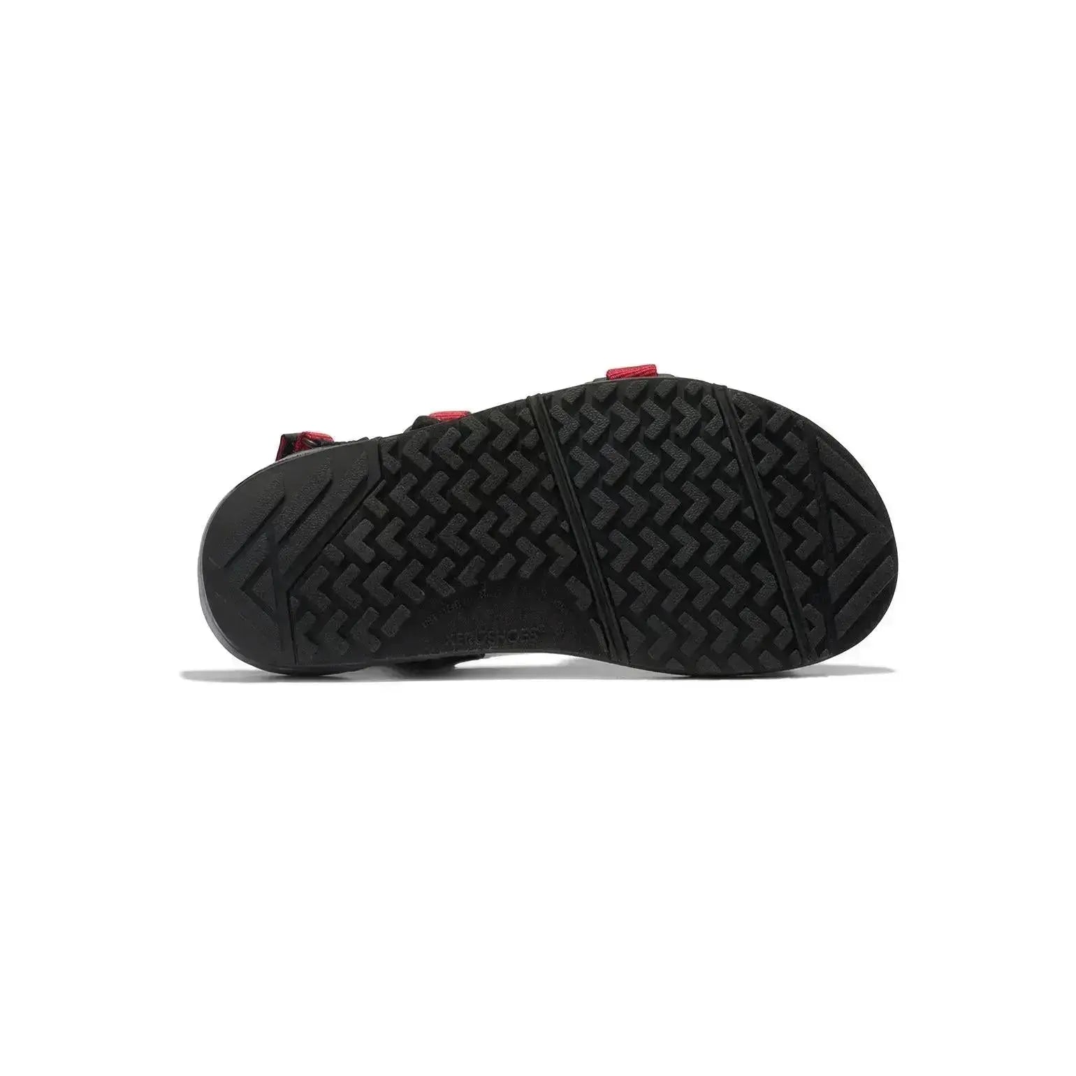 Xero Shoes - Z-Trail - Big Kids charcoal-red-pepper - Sandalias Barefoot para Trail, Hiking y Recuperación rojas para niños