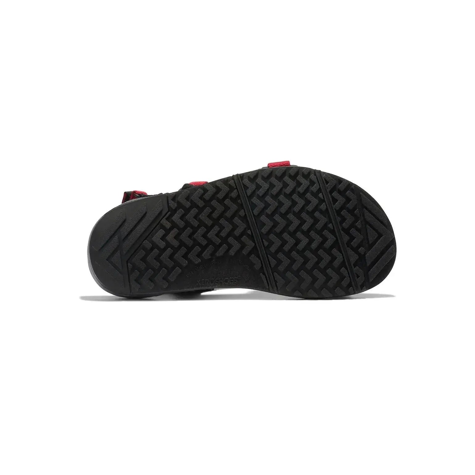 Xero Shoes - Z-Trail - Big Kids charcoal-red-pepper - Sandalias Barefoot para Trail, Hiking y Recuperación rojas para niños