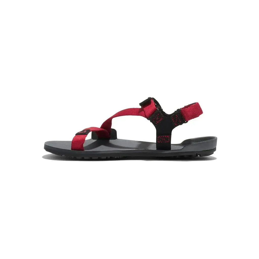 Xero Shoes - Z-Trail - Big Kids charcoal-red-pepper - Sandalias Barefoot para Trail, Hiking y Recuperación rojas para niños