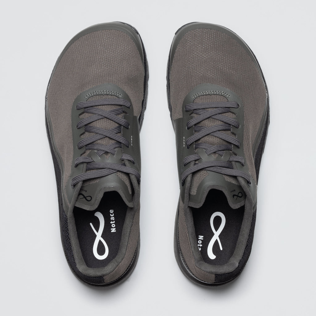 Notace Yama 1 Women Olive - Zapatillas barefoot de mujer para trail running verdes