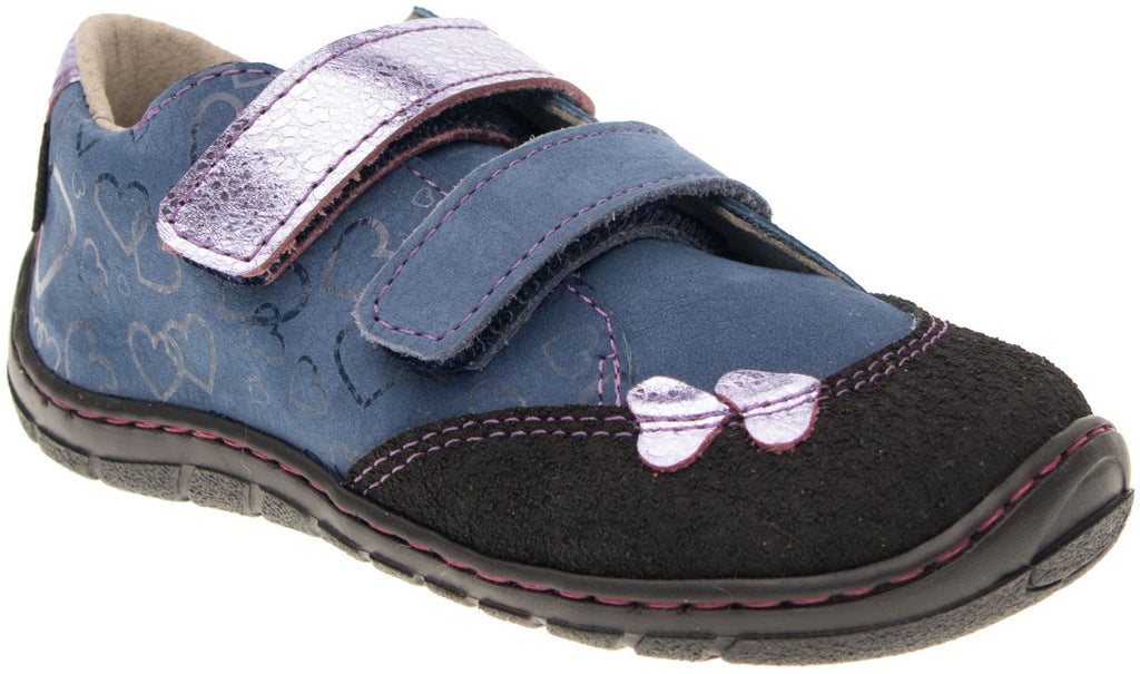 Fare Bare Kids Darianky Blue Pink - zapatillas barefoot infantiles casual azul rosa