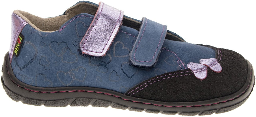Fare Bare Kids Darianky Blue Pink - zapatillas barefoot infantiles casual azul rosa