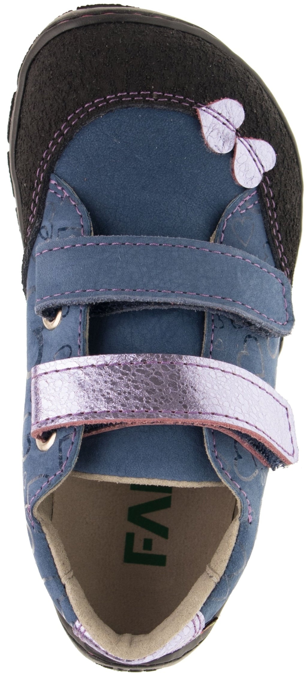 Fare Bare Kids Darianky Blue Pink - zapatillas barefoot infantiles casual azul rosa