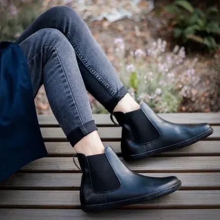 Angles Fashion - Nyx Winter Black - Botas Chelsea Barefoot