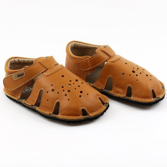 Tikki - Aranya Mustard - Sandalias Barefoot de Cuero