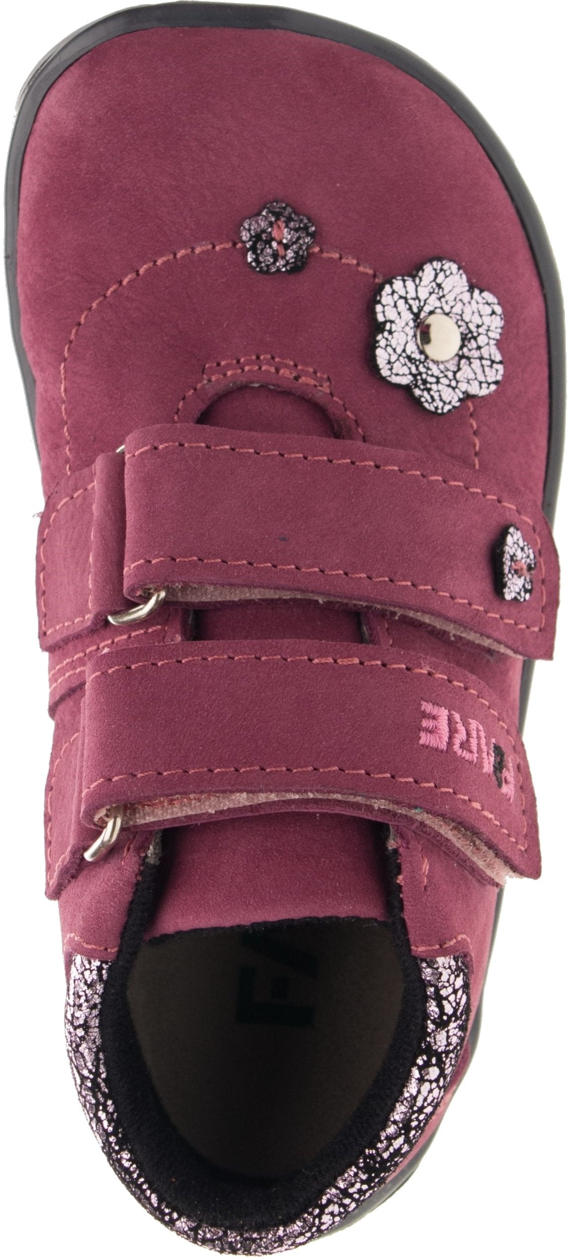 Fare Bare Kids Bergenky Little Violet - Botines barefoot impermeables para niños pequeños rosas