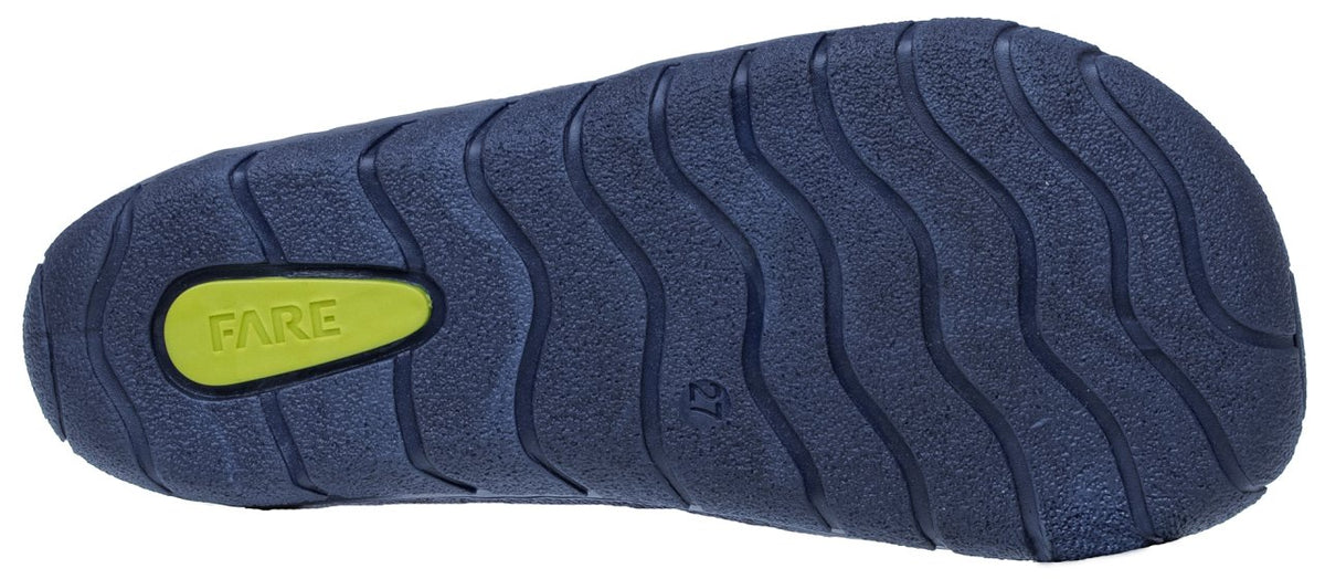 Fare Bare Kids Darianky Blue Denim - zapatillas barefoot infantiles casual azules acabado vaquero