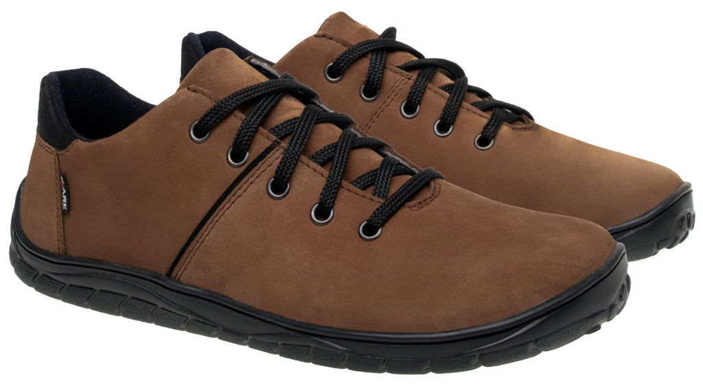 Fare Bare Hikersky Brown - Zapatillas barefoot impermeables para senderismo unisex marrones