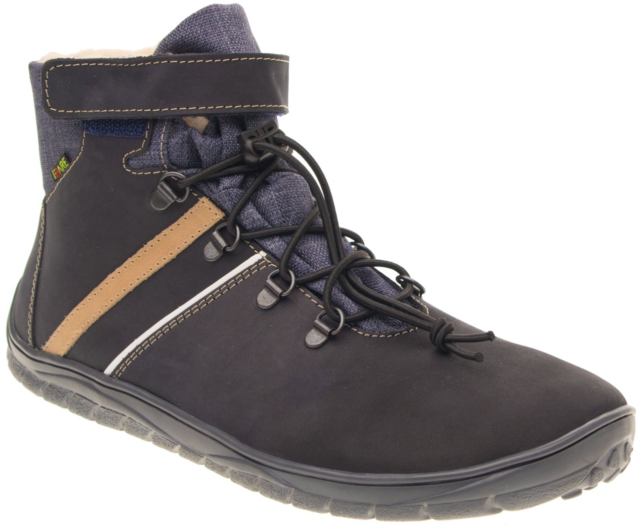 Fare Bare - Fjordky Winter Waterproof Blue - Botines unisex con membrana y forro invernal
