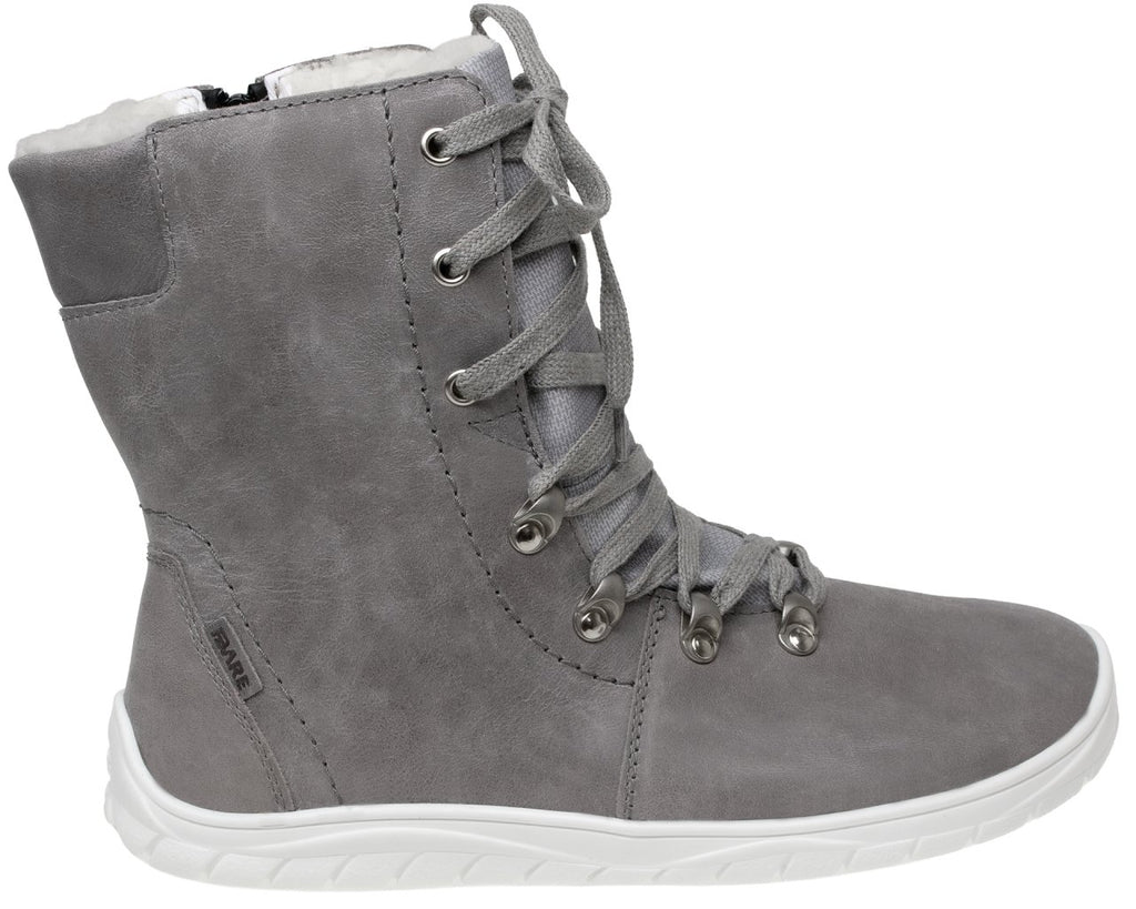 Fare Bare - Winter Black - Botas descalças impermeáveis com forro de inverno