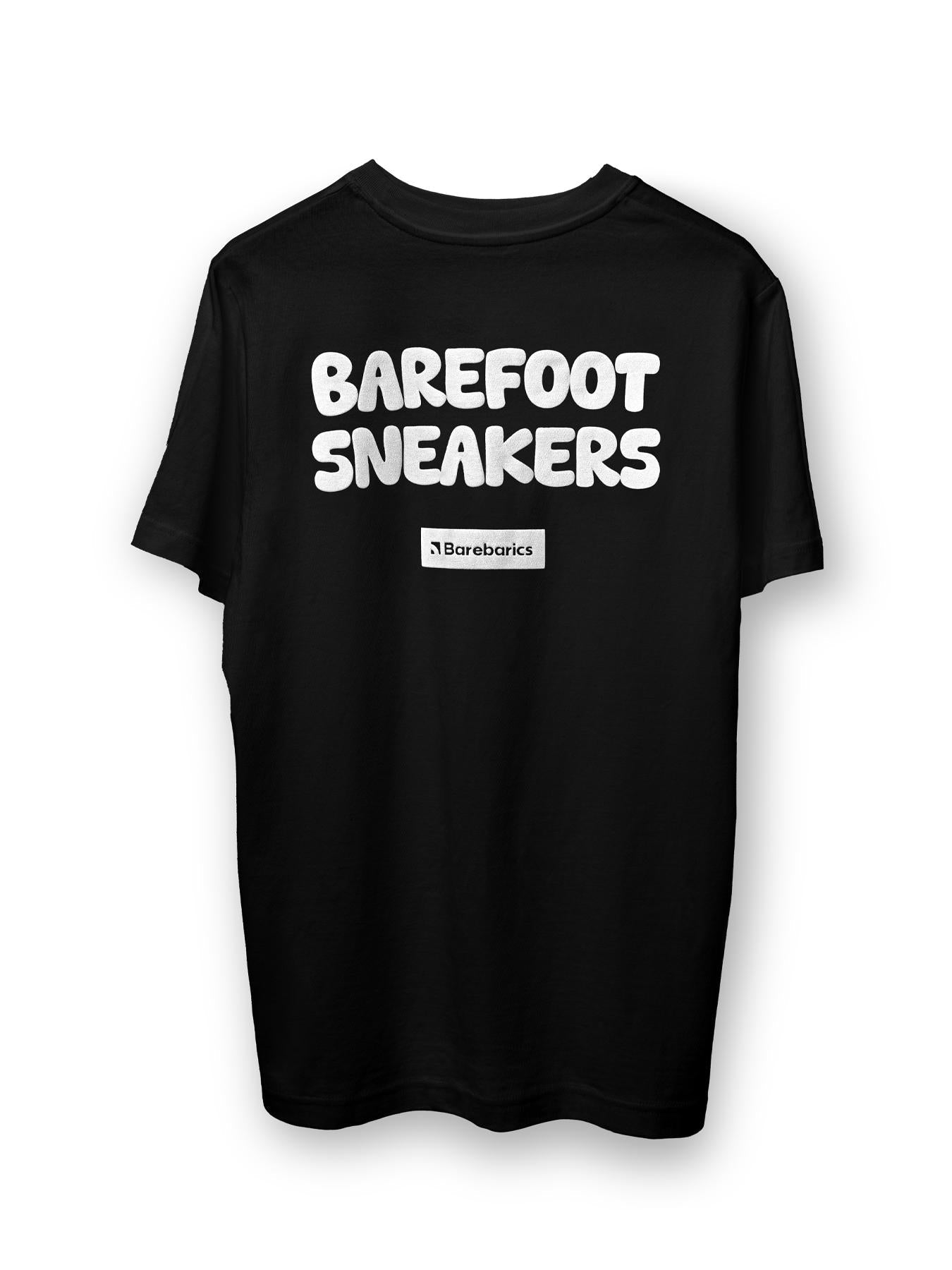 Barebarics - BoldTee Black - Camiseta unisex - Cacles Barefoot