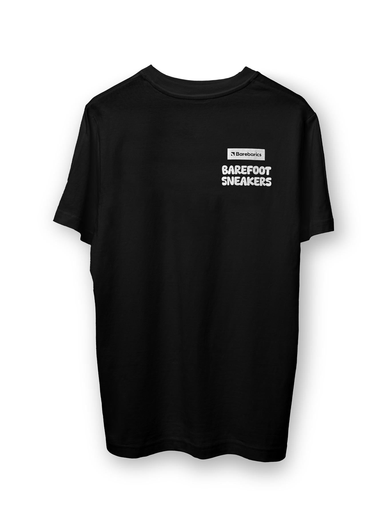 Barebarics - BoldTee Black - Camiseta unisex - Cacles Barefoot