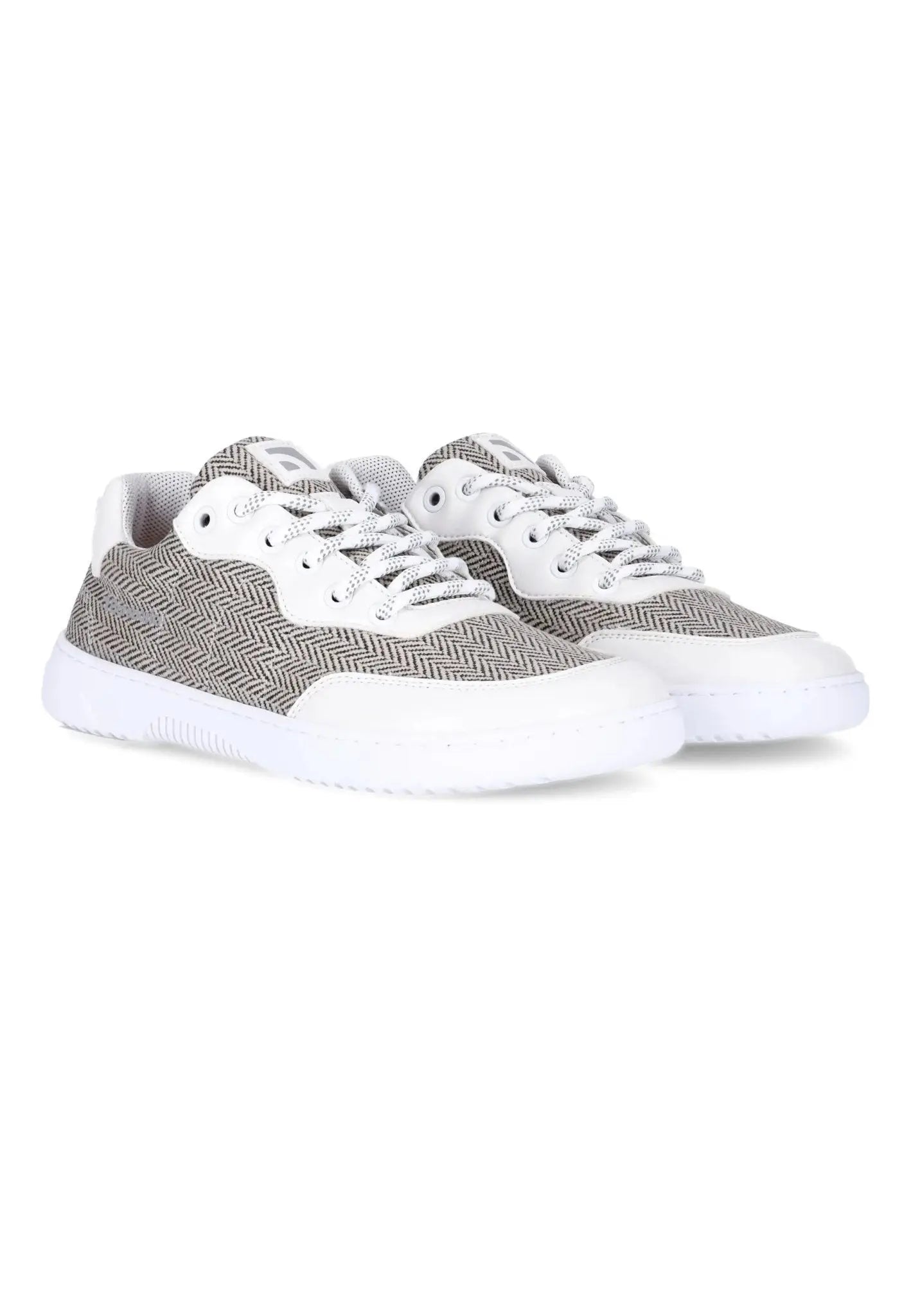 Barebarics - Kudos White & Grey Talla 43 - Zapatillas barefoot unisex blanco