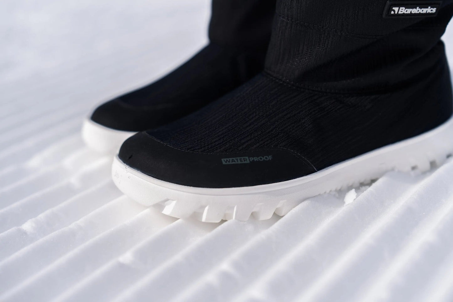 Barebarics - PolarStride Black - Botas de nieve barefoot