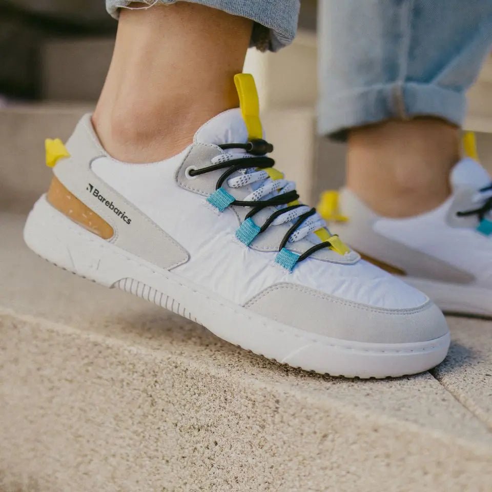 Barebarics - Revive White & Grey - Deportivas barefoot - Cacles Barefoot