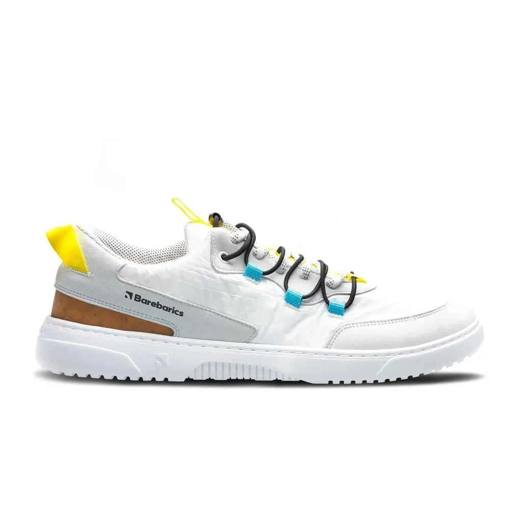 Barebarics - Revive White & Grey - Zapatillas barefoot unisex blanco y gris