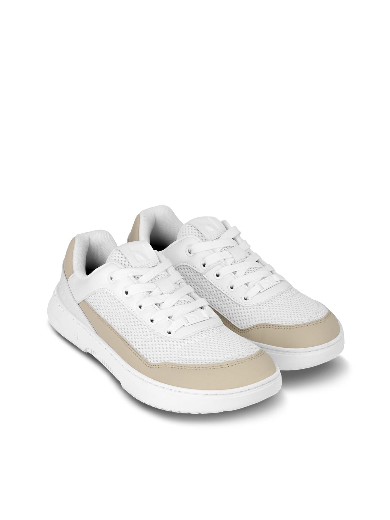 Barebarics - Vaporo White & Beige - Deportivas barefoot - Cacles Barefoot