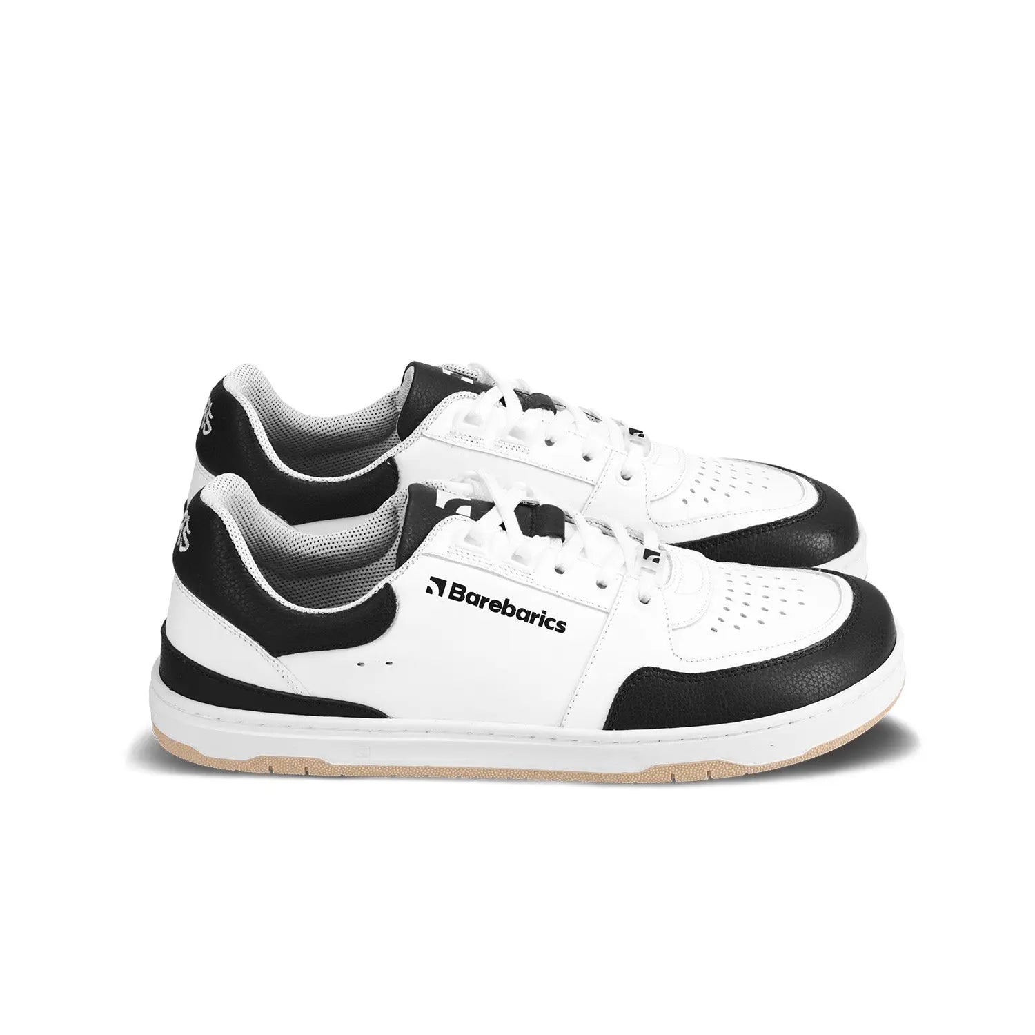 Barebarics - Wave White & Black - Zapatillas barefoot unisex blanco y negro
